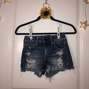 AE hi-rose shortie, size 0, super stretchy